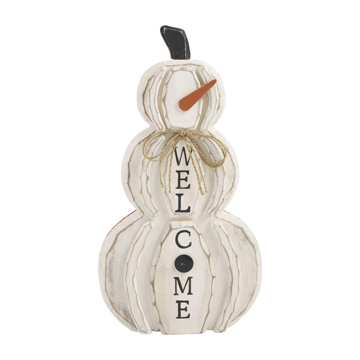 Pumpkin/Snowman Reversible Plaque