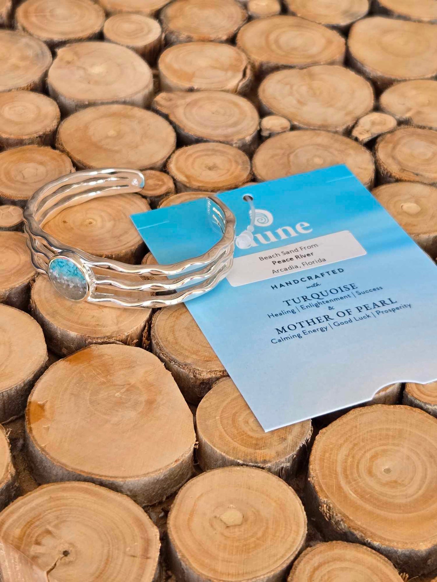 Ripple Cuff Bracelet - Ocean Gradient Gradient