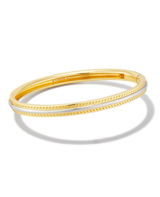 Merritt Bangle Bracelet in Mixed Metal