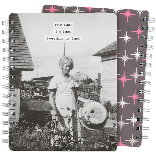 It's Fine I'm Fine Spiral Notebook