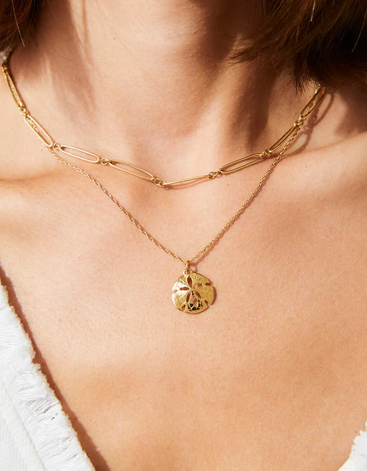 Sand Dollar Necklace 18"