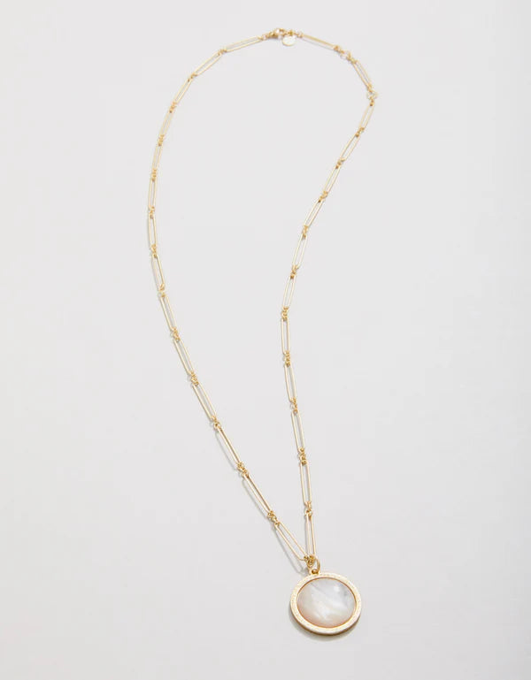 Franklin Necklace 24" Mother-of-Pearl
