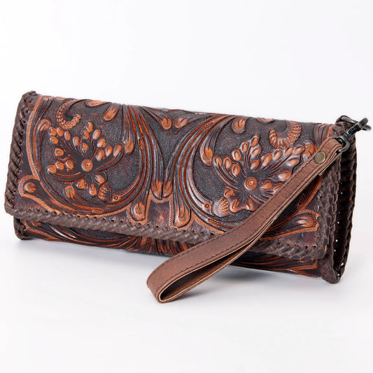 ADBG1106 - Tooled Wristlet Wallet