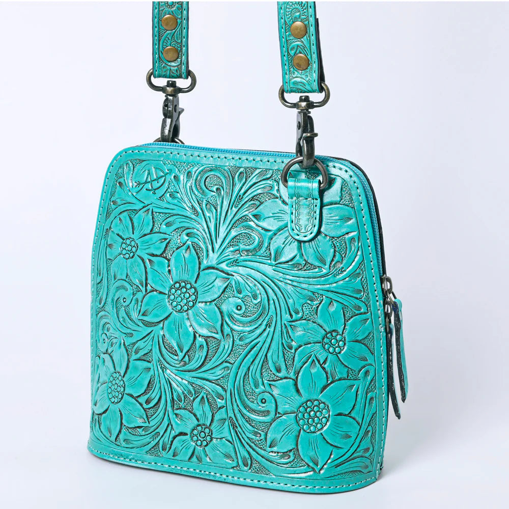 ADBG1136F - Turquoise Tooled Crossbody