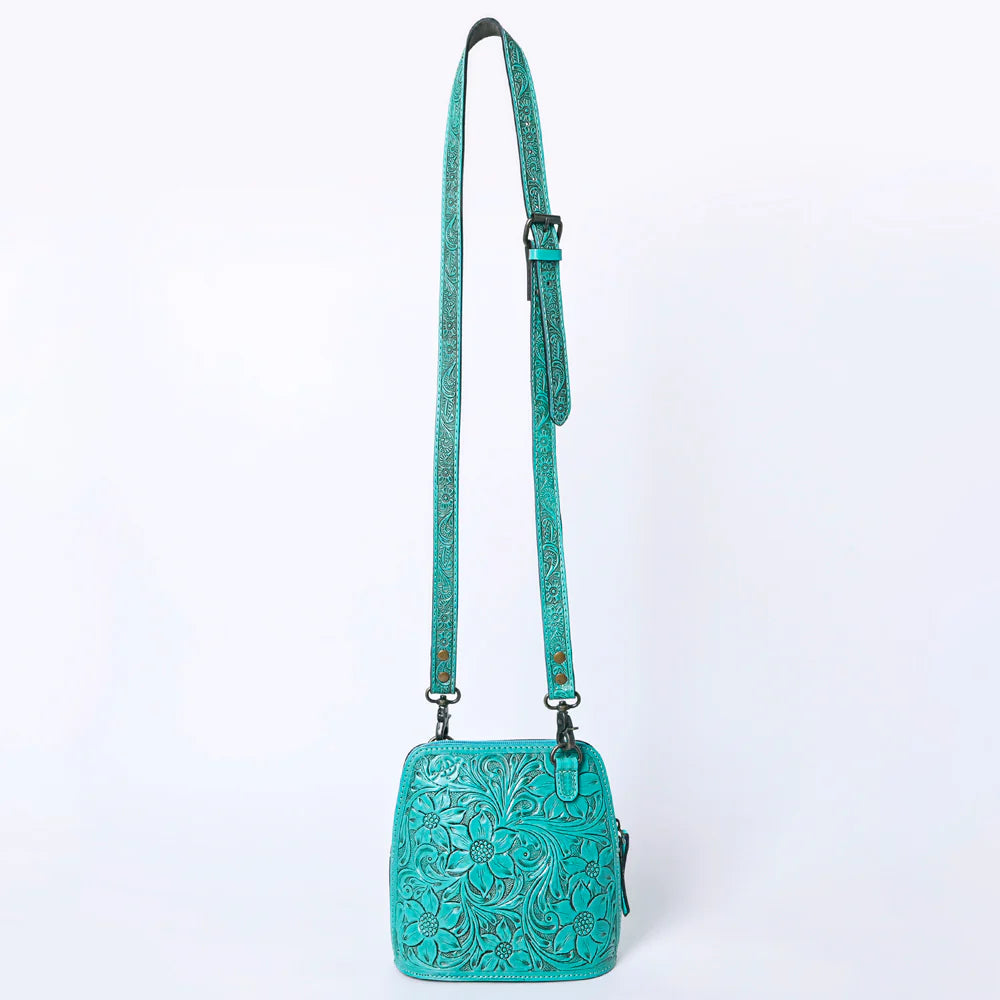 ADBG1136F - Turquoise Tooled Crossbody