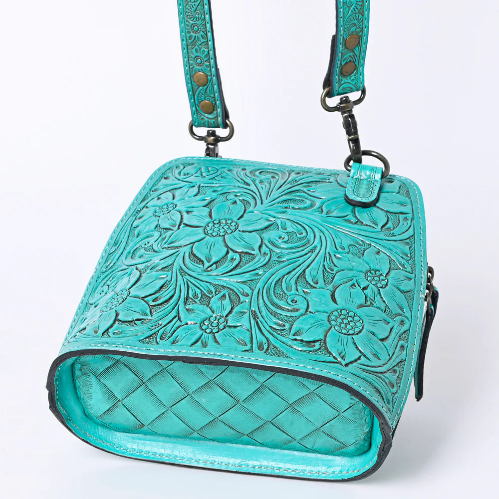 ADBG1136F - Turquoise Tooled Crossbody