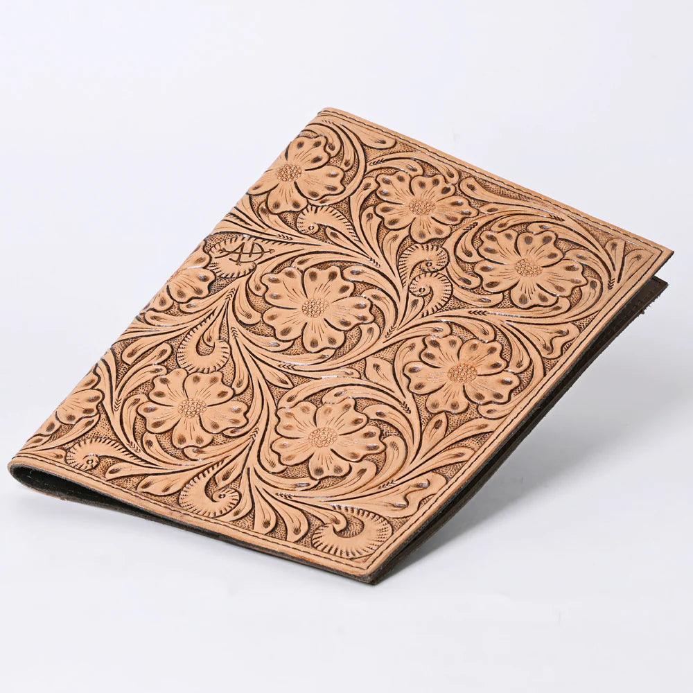 ADBG1243 - Tooled Leather Portfolio Folder