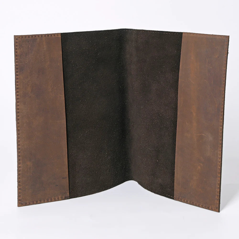 ADBG1243 - Tooled Leather Portfolio Folder