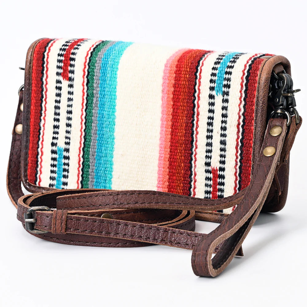 ADBG485AT - Rainbow Saddle Blanket Clutch