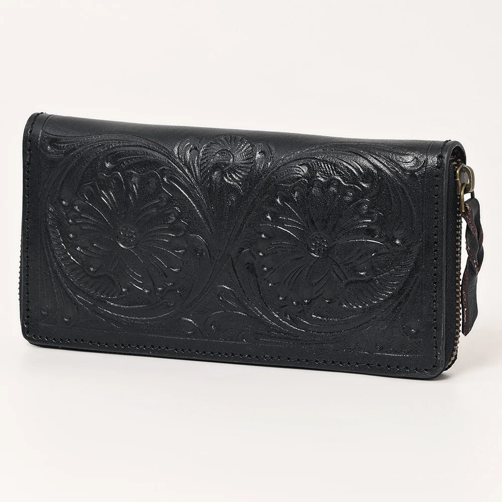 ADBGZ731D - Black Tooled Wallet