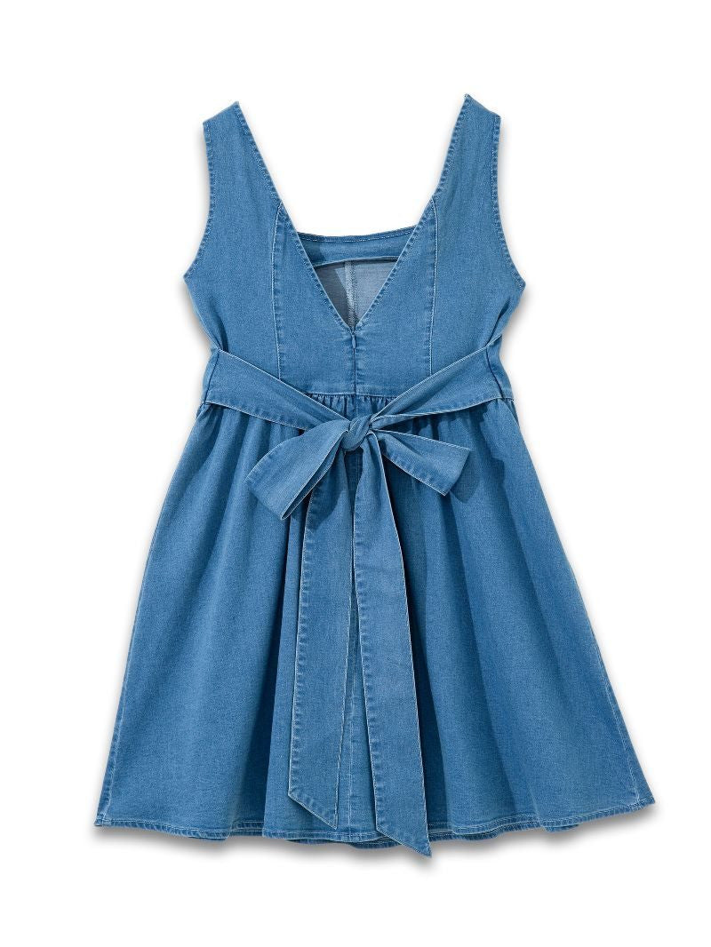 The Baby Blue Denim Dress