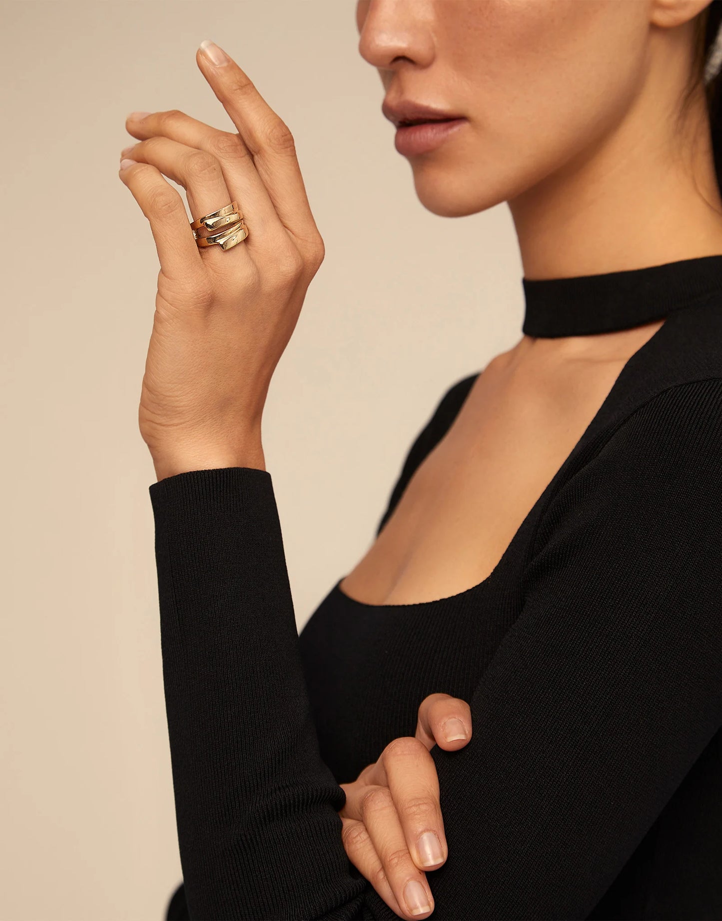 Multiband ring - Gold