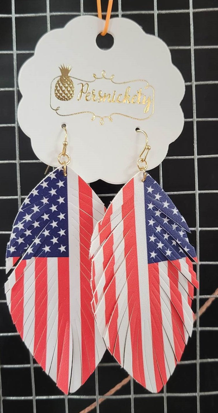 All-American Feather Earrings