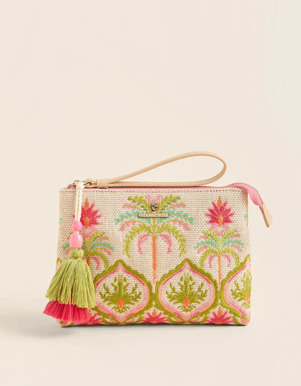 Carina Wristlet Castillo Floral Palms