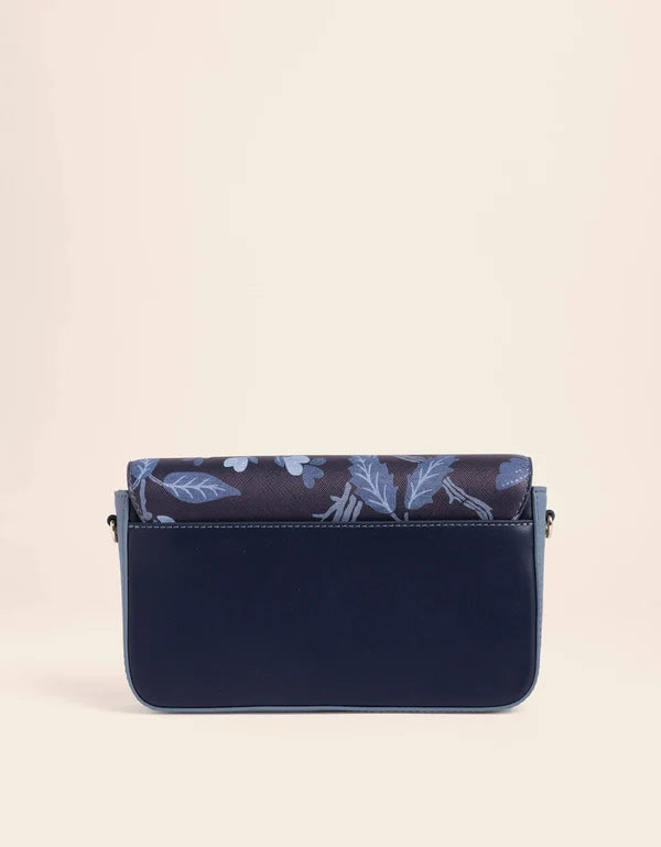 Helen Crossbody Japonica Floral Navy