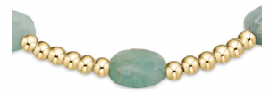 Admire Gold 3mm Bead Bracelet - Amazonite