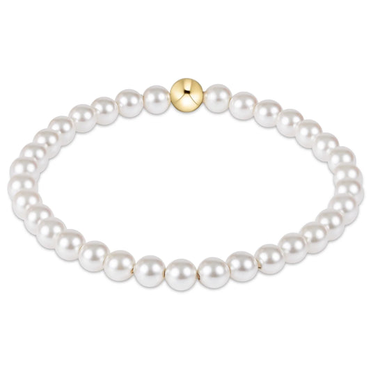 Classic Pearl 5mm Bead Bracelet