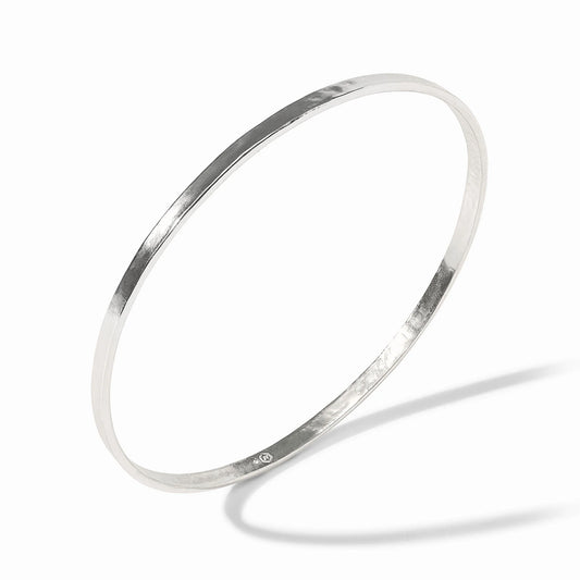 Crescent Bangle - Silver