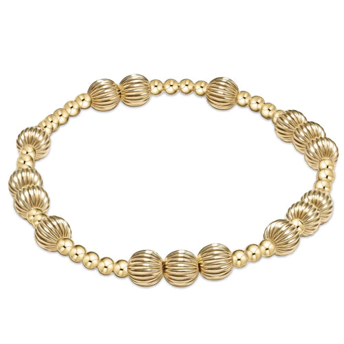 Hope Unwritten Dignity 6mm Bead Bracelet - Gold