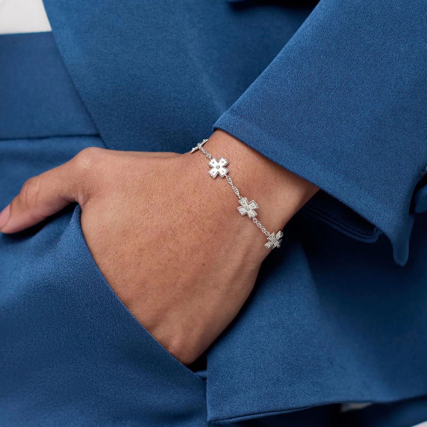 Canterbury Delicate Bracelet - Silver