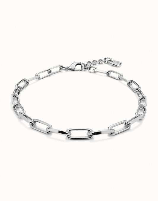 Ser Valiente - Short oval link chain necklace - Silver