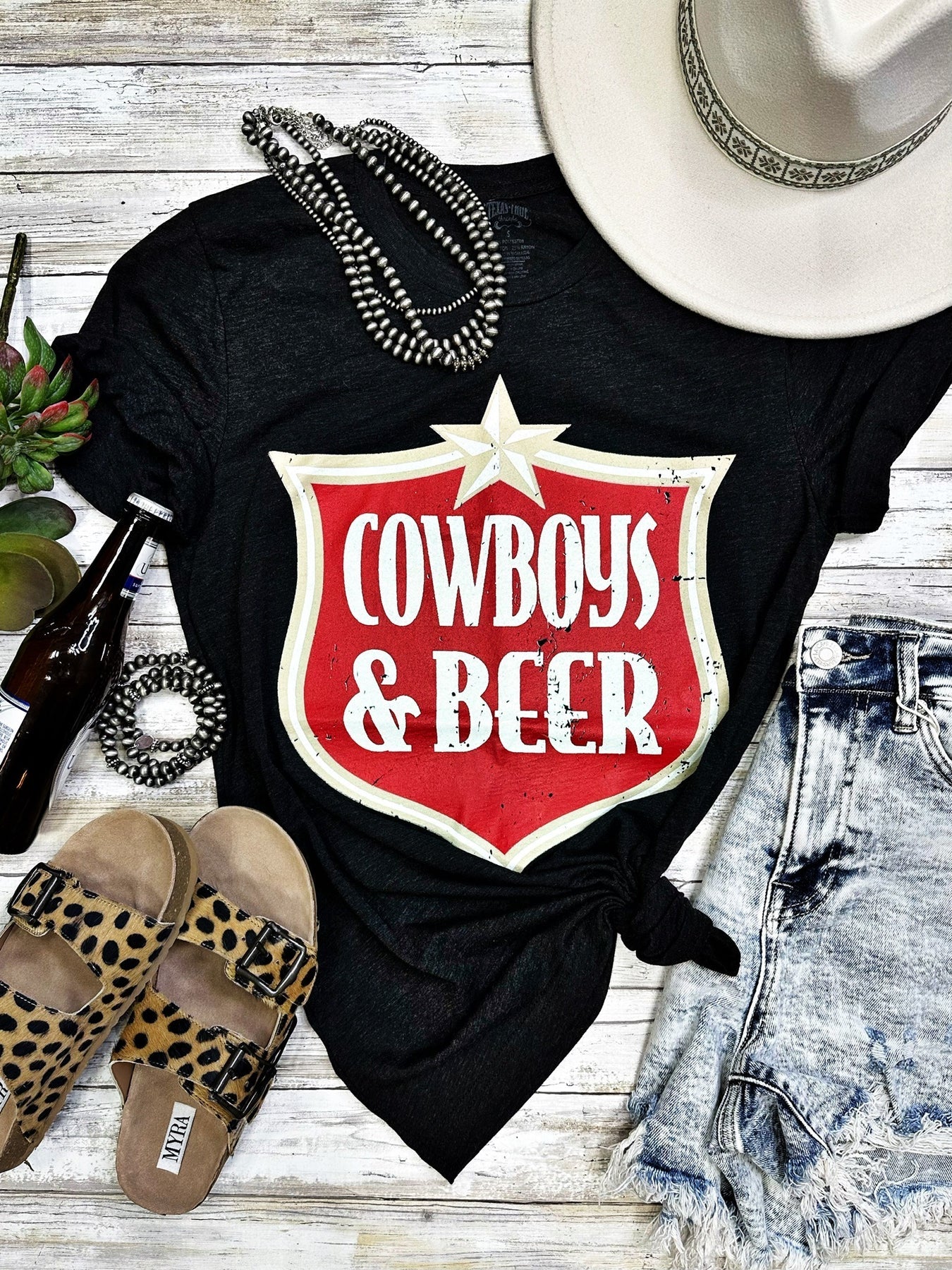 Cowboys & Beer Tee