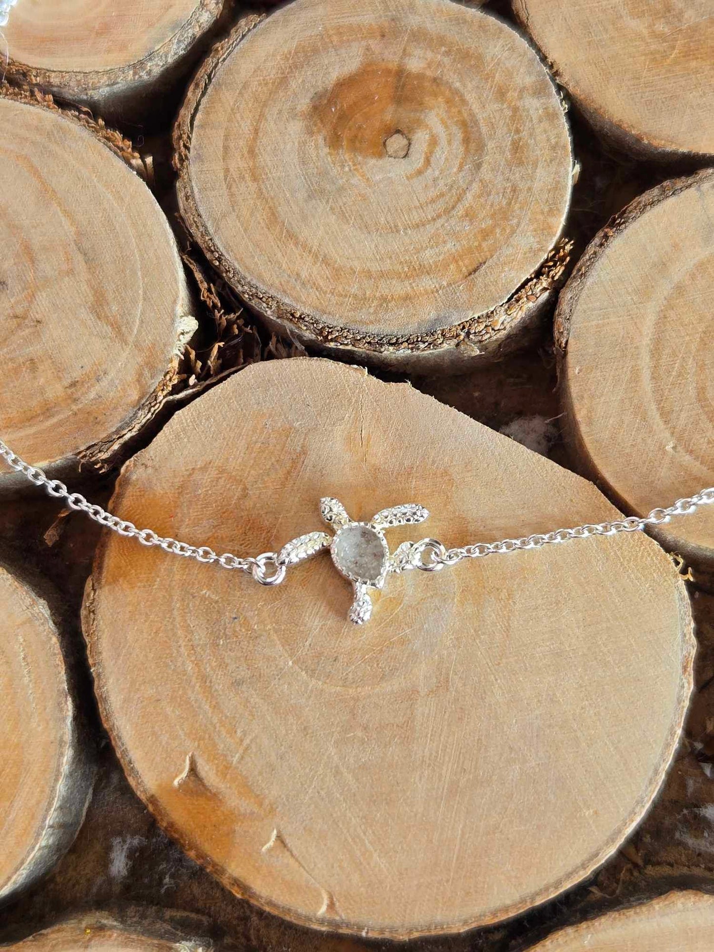 Delicate Dune Turtle Bracelet