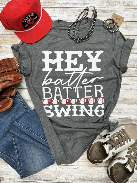 Hey Batter Batter Baseball Tee