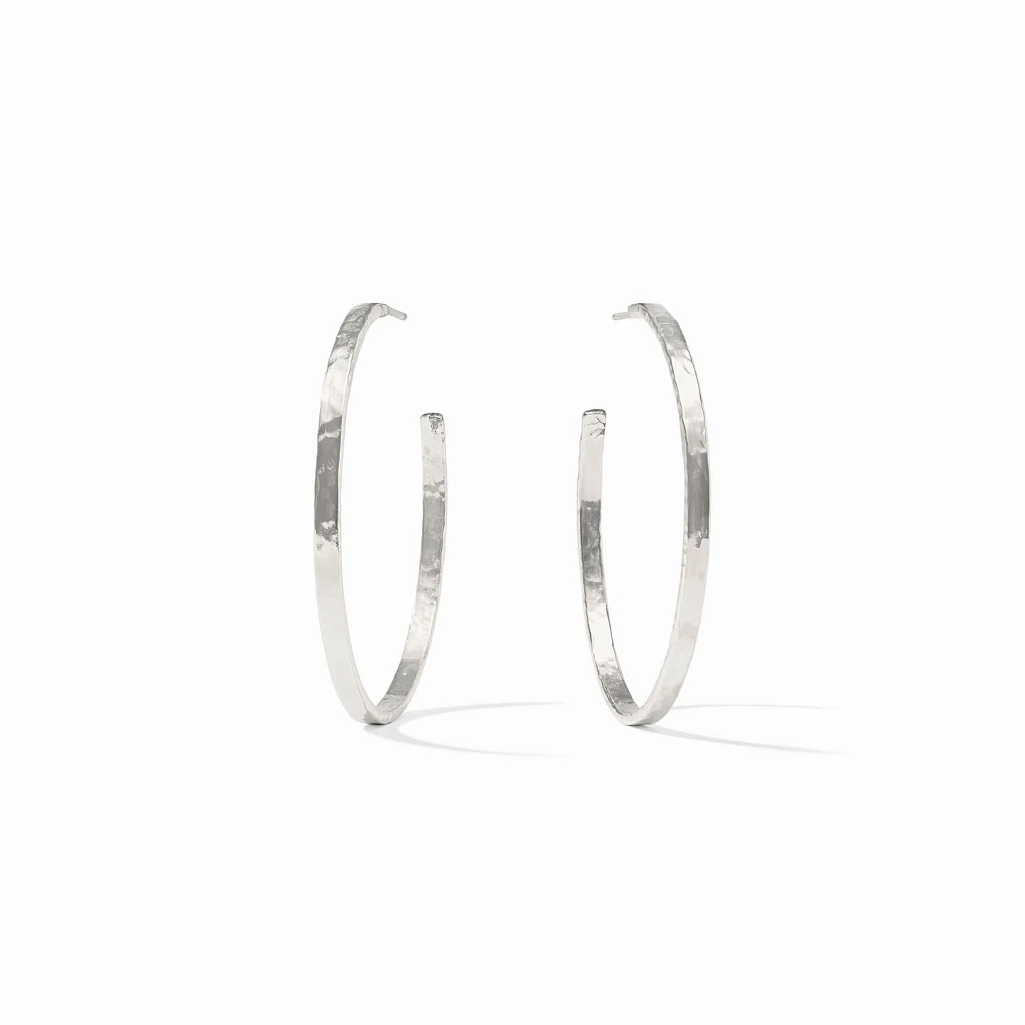 Crescent Hoop - Silver