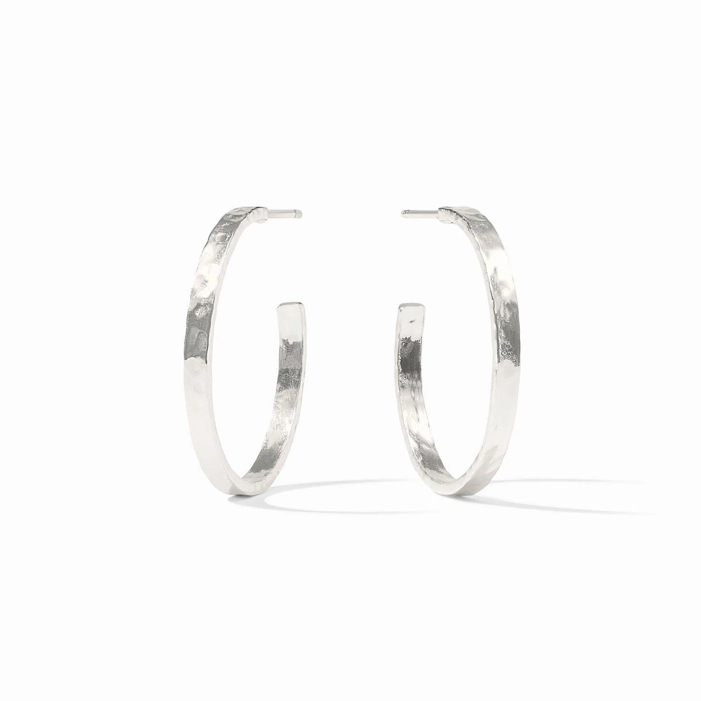 Crescent Hoop - Silver