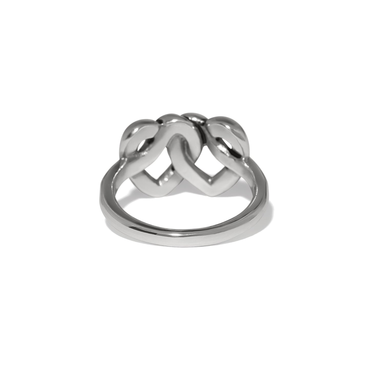 Interlok Linked Hearts Ring