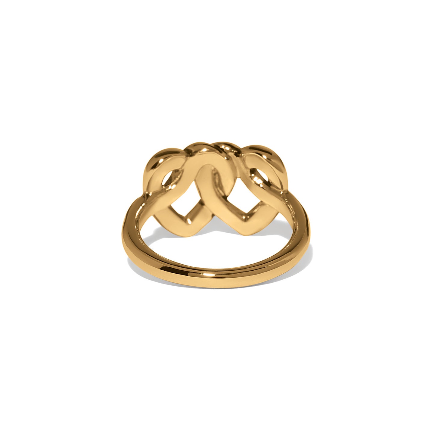 Interlok Linked Hearts Ring