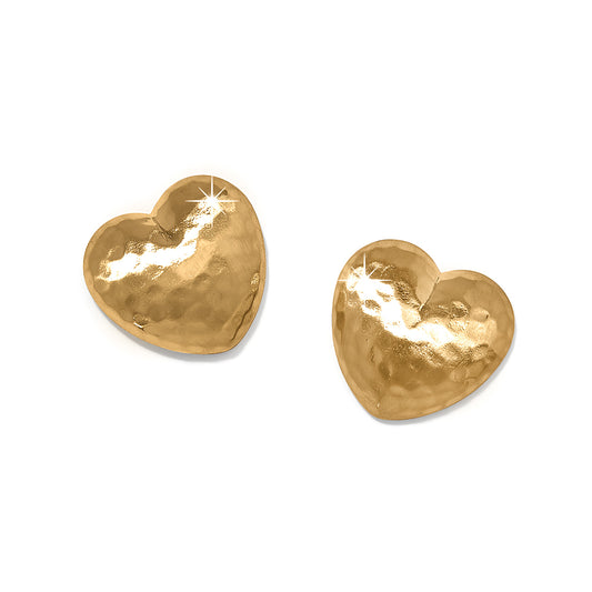 Trianon Heart Small Post Earrings