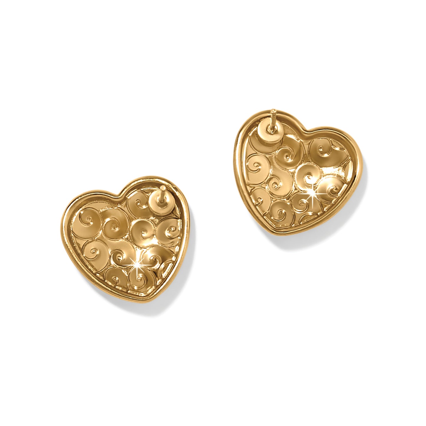 Trianon Heart Small Post Earrings