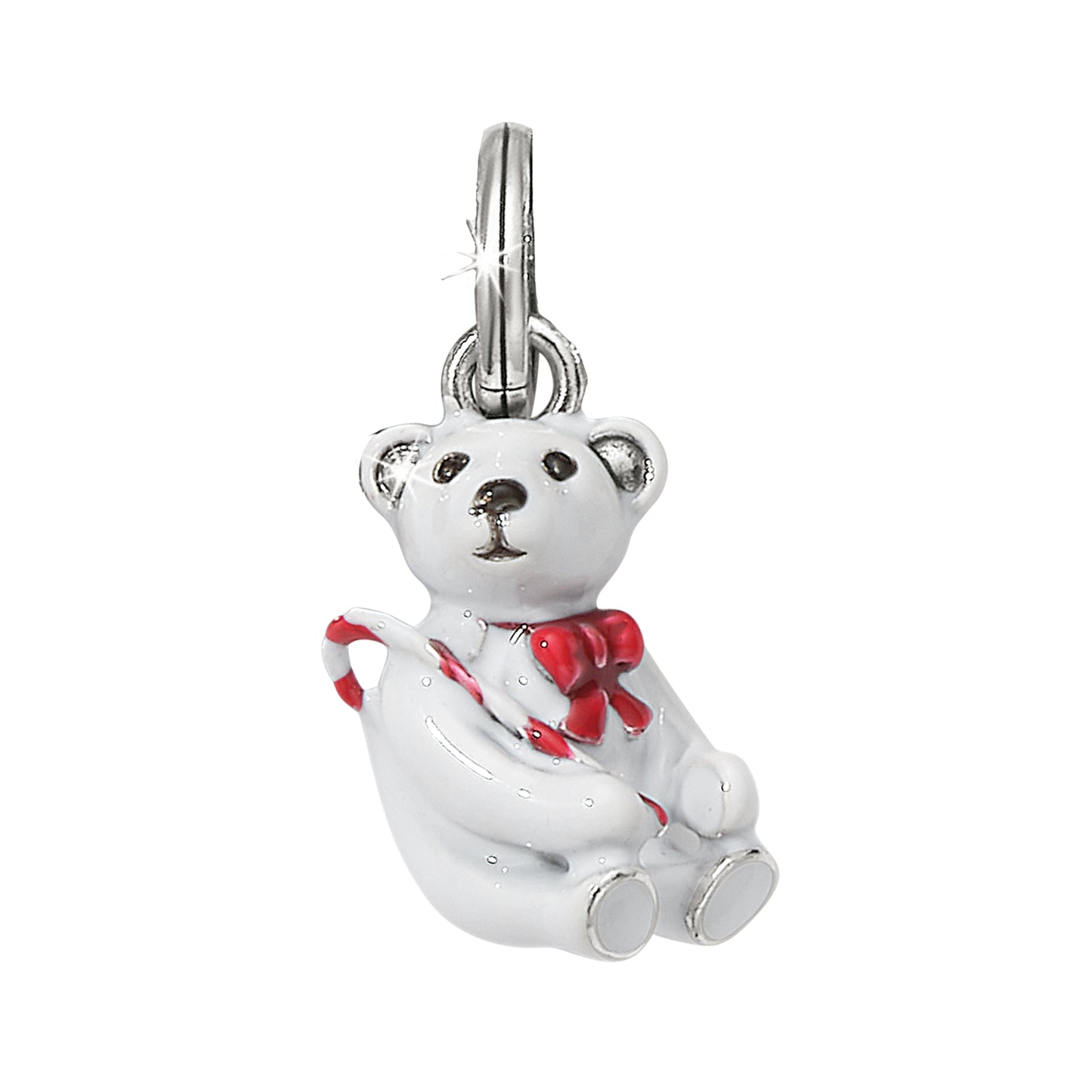 Frosty Christmas Bear Charm