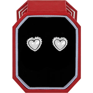 Pretty Tough Petite Heart Post Earrings Gift Box