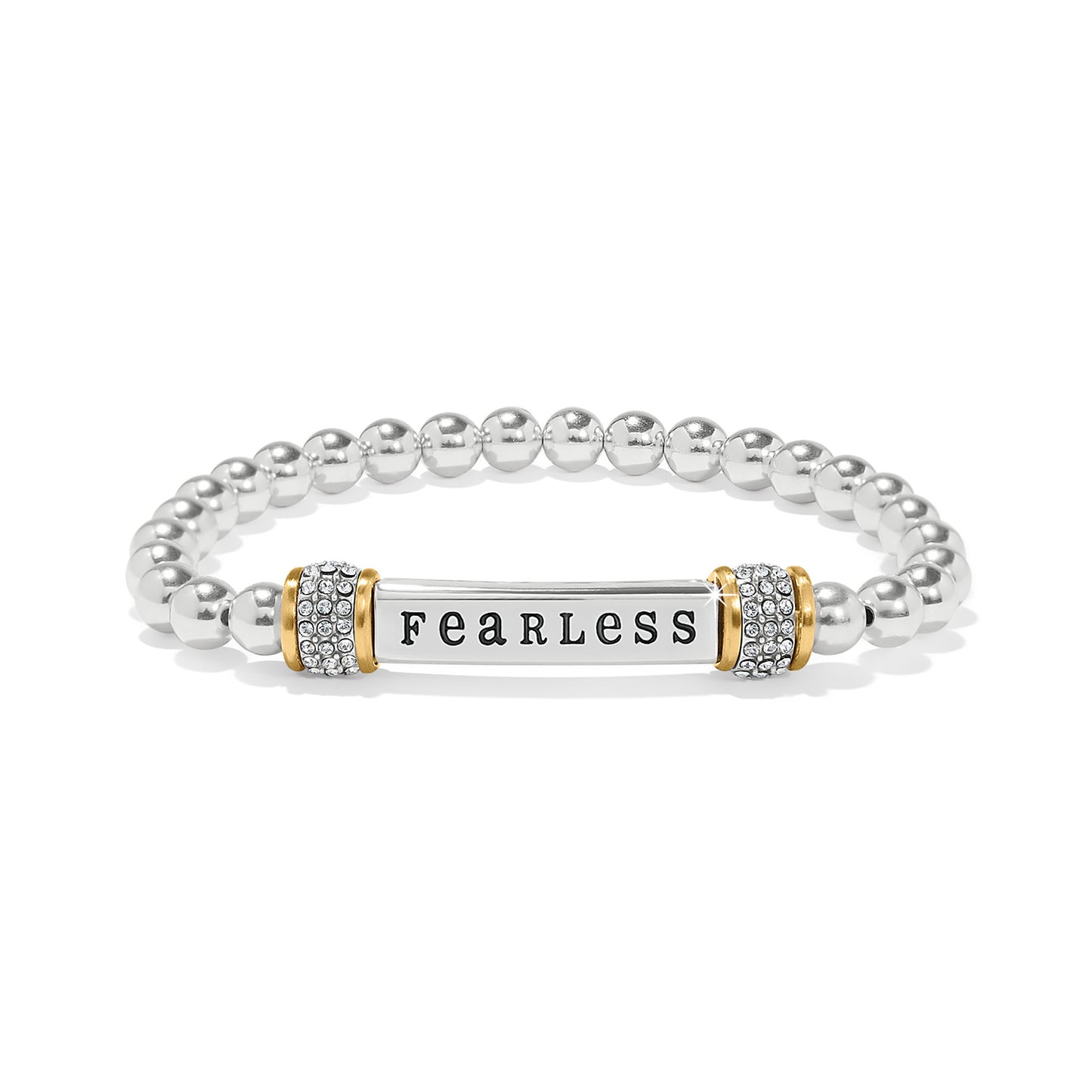 Meridian Fearless Two Tone Stretch Bracelet