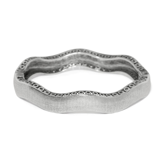 Inner Circle Wide Hinged Bangle