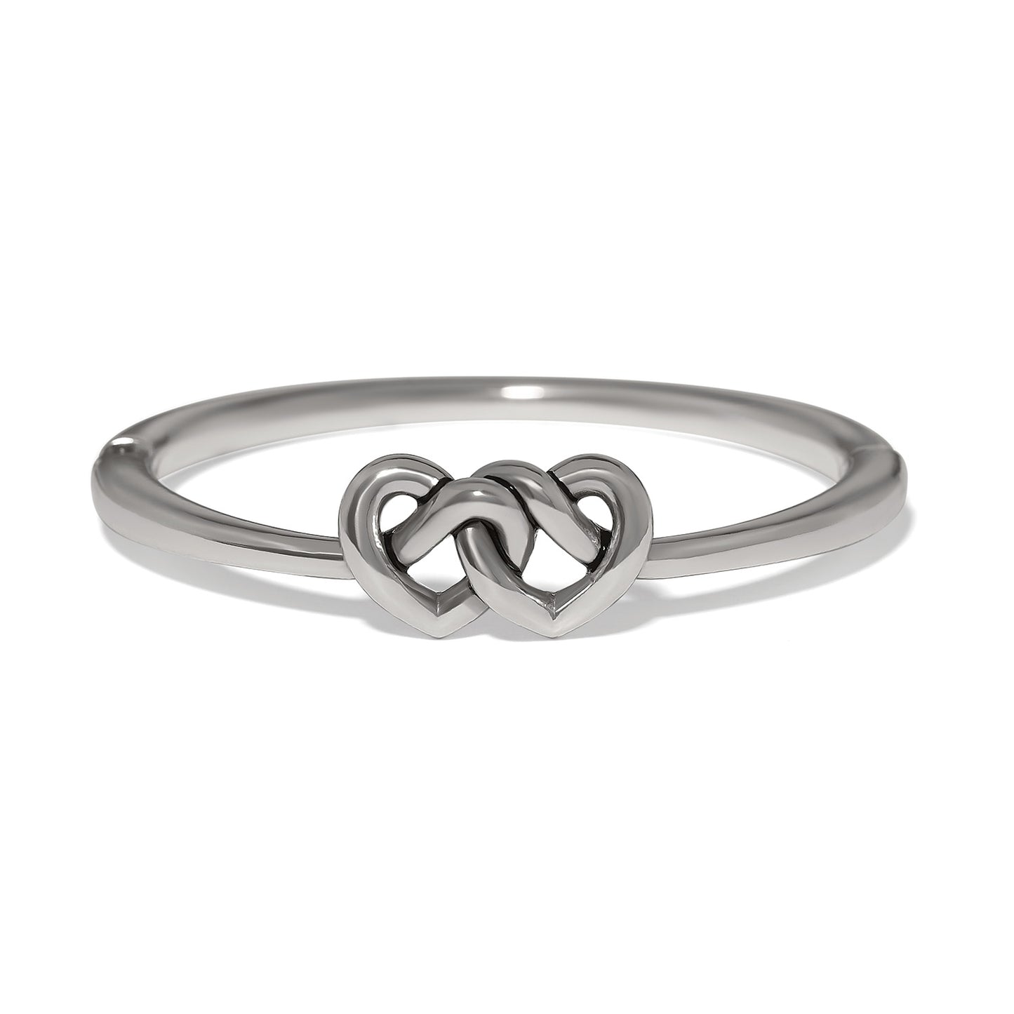 Interlok Linked Hearts Hinged Bangle