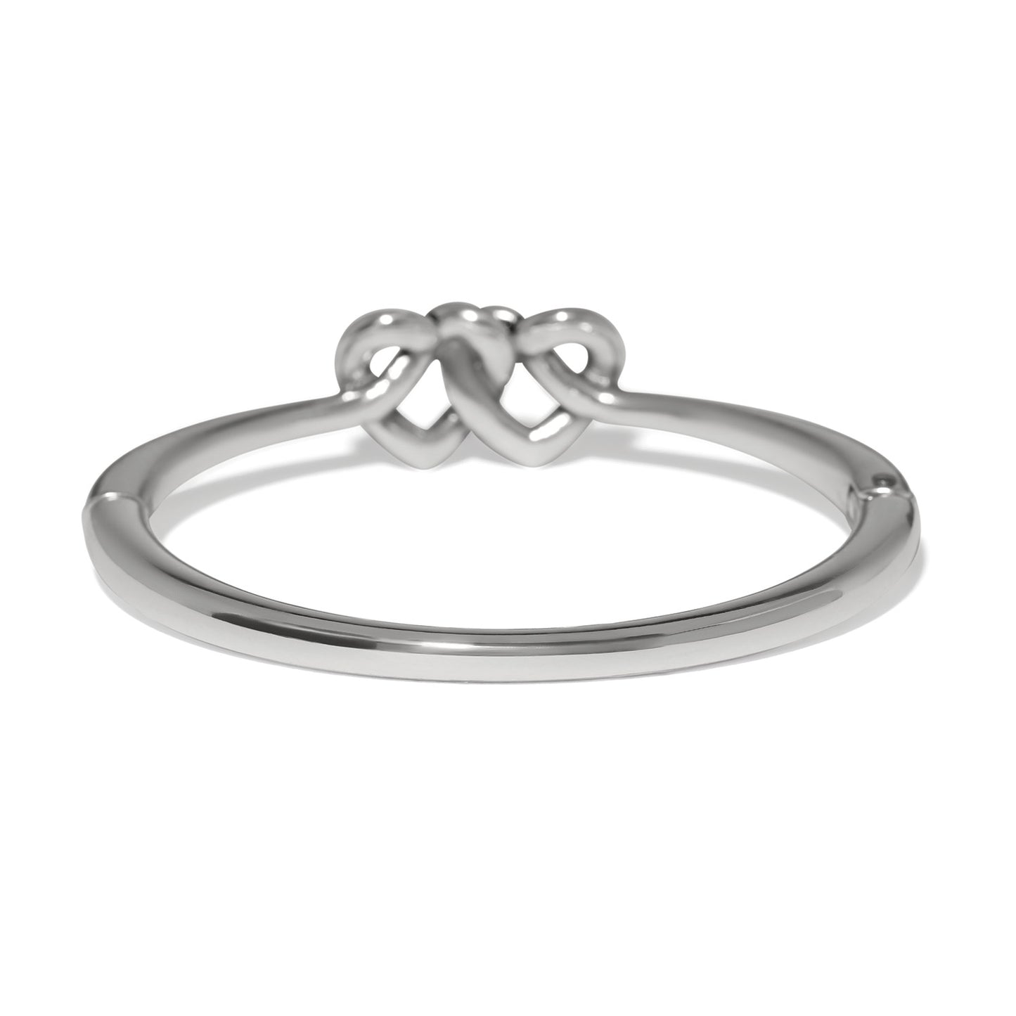 Interlok Linked Hearts Hinged Bangle