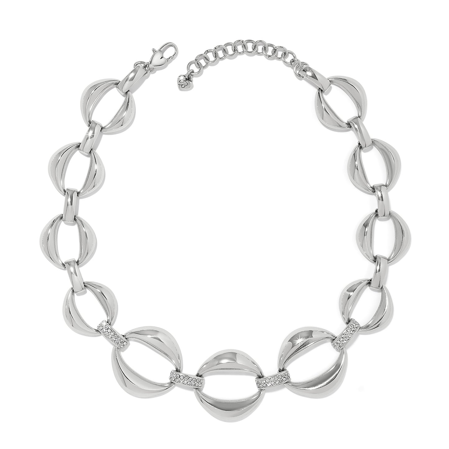 Meridian Classic Cresent Link Necklace