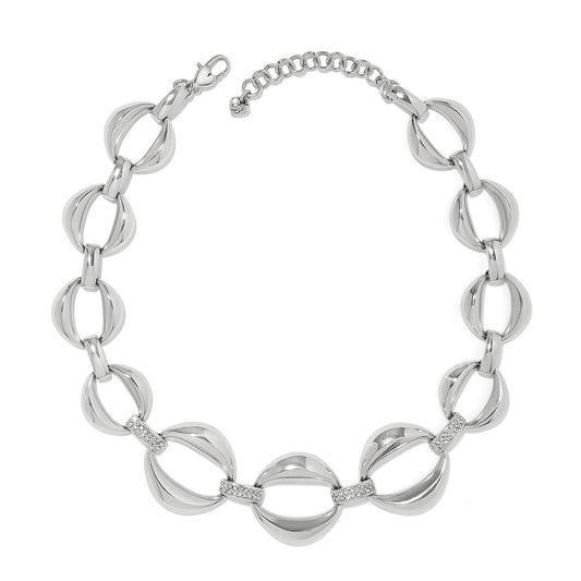 Meridian Classic Cresent Link Necklace