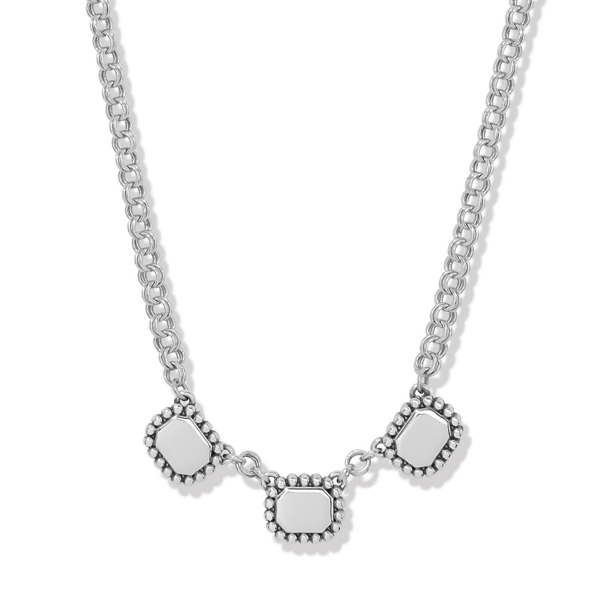 Twinkle Luxe Trio Blue Necklace
