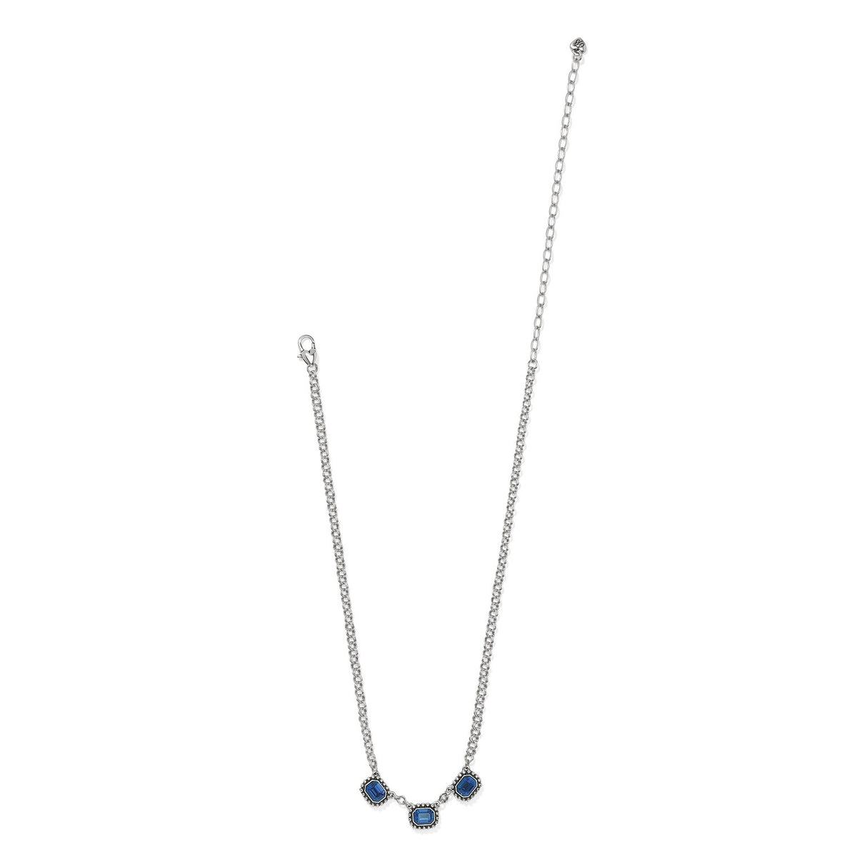 Twinkle Luxe Trio Blue Necklace