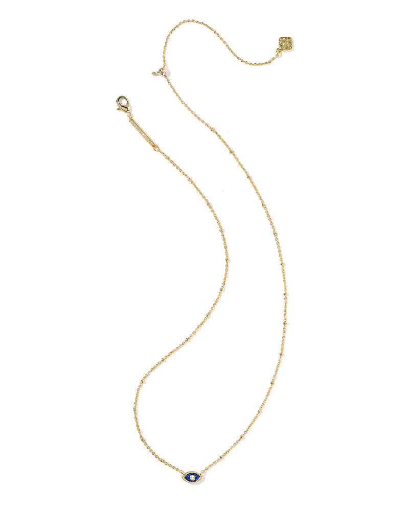 Mini Eye Gold Short Pendant Necklace