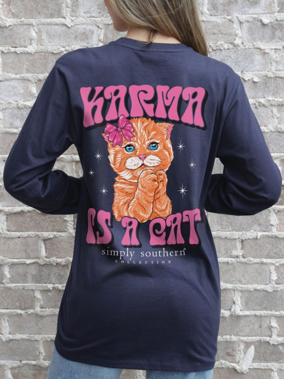 Karma is a Cat Long Sleeve Tee