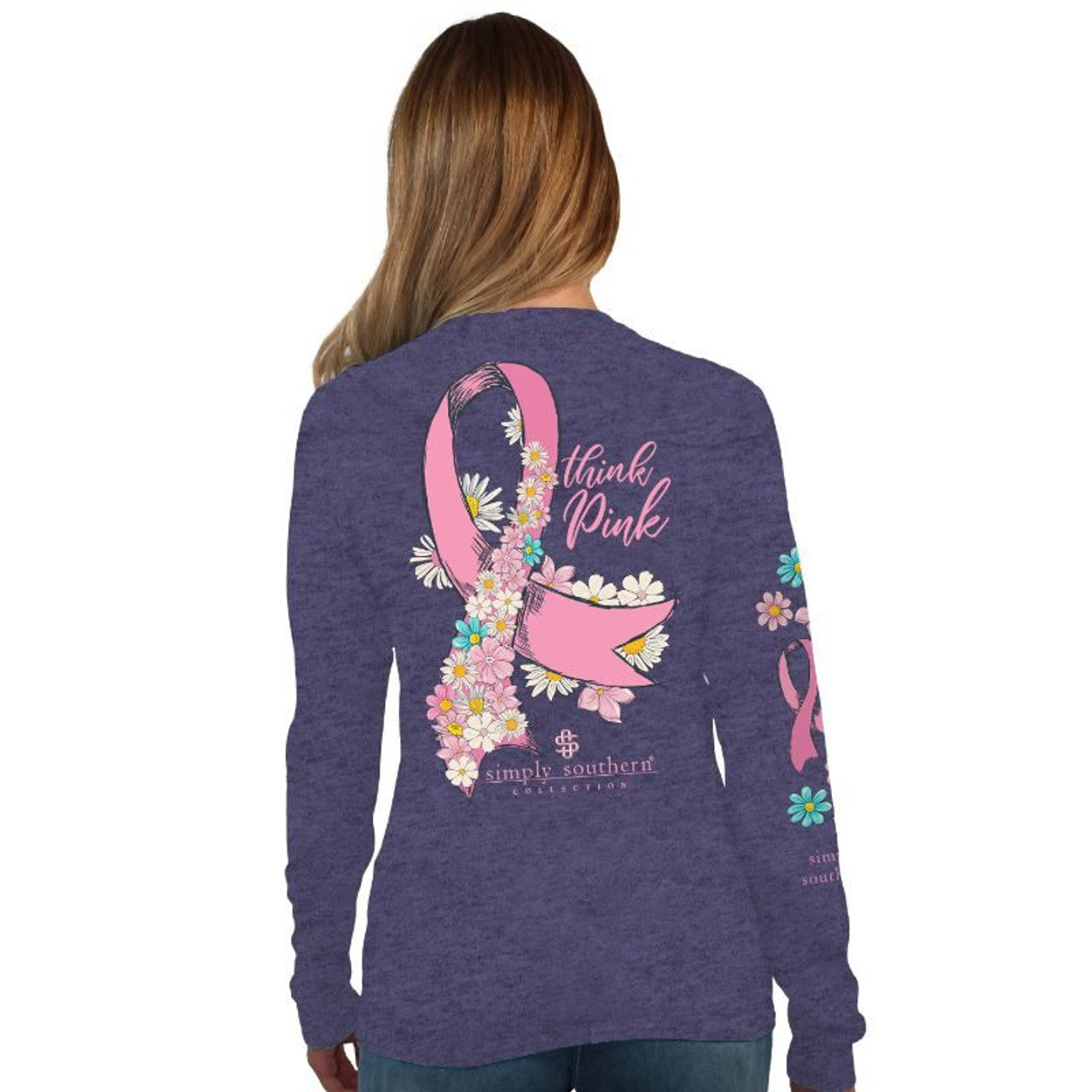 Think Pink Long Sleeve Tee