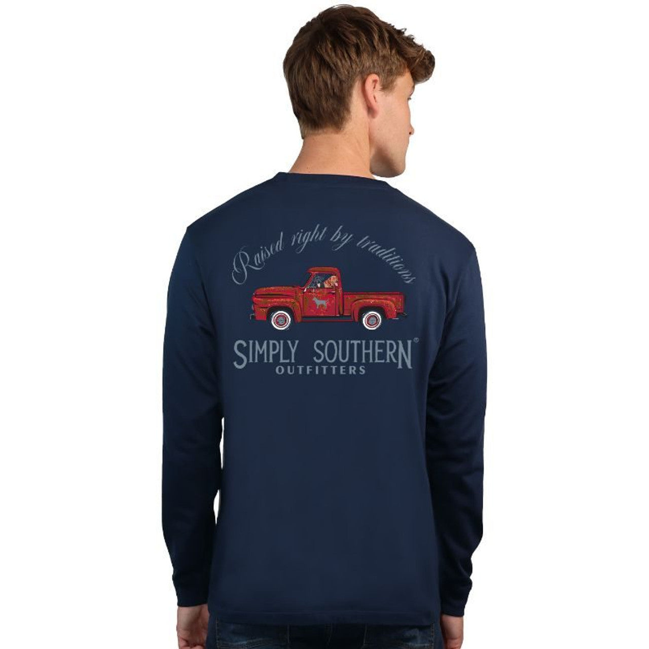 Raised Right Truck Long Sleeve Tee