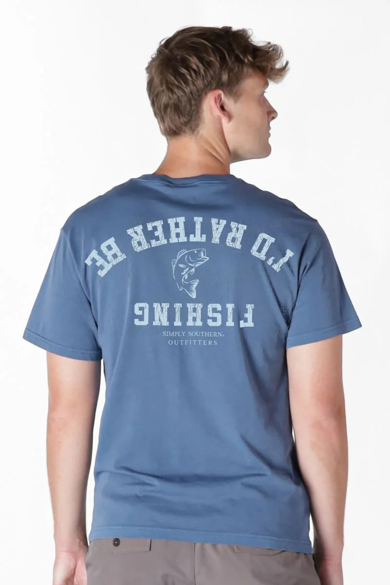 I'd Rather Be Fishing tee