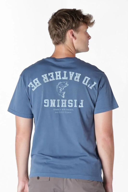 I'd Rather Be Fishing tee